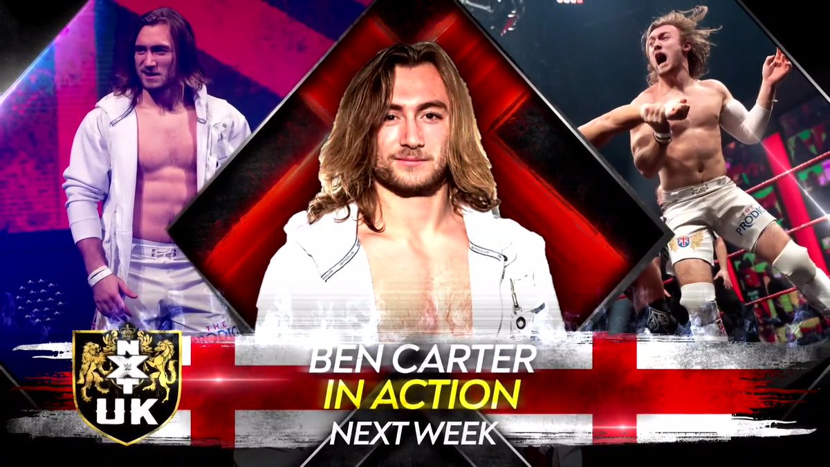 Ben Carter set for action on next week’s NXT UK