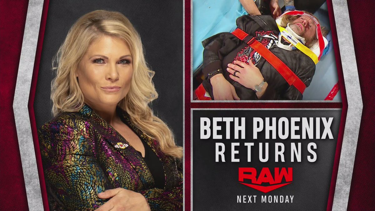 Two matches set for WWE Raw next week, Beth Phoenix to appear