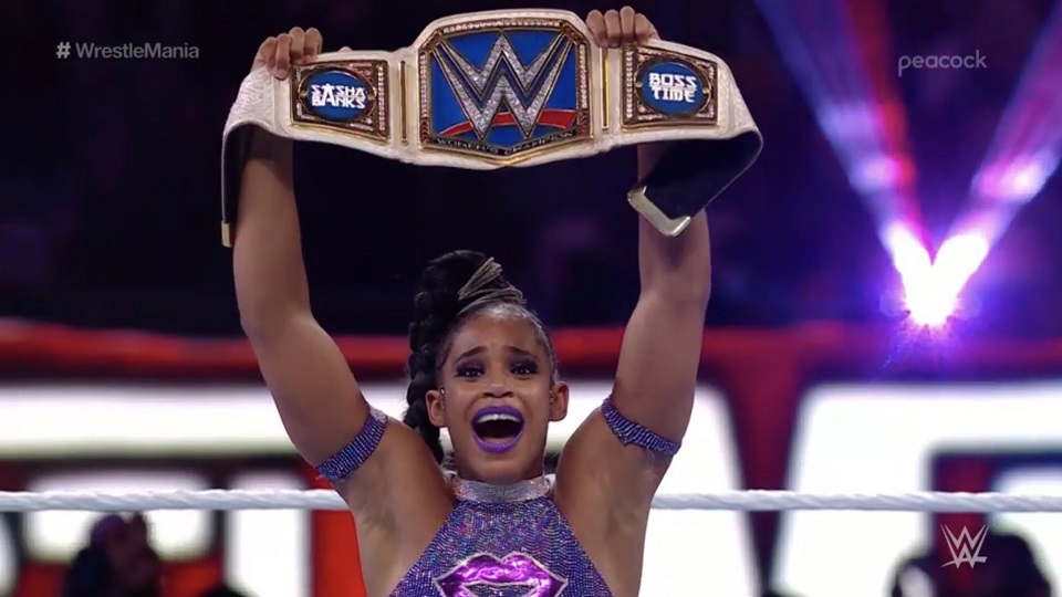 Bianca Belair wins Women’s title at WWE WrestleMania 37