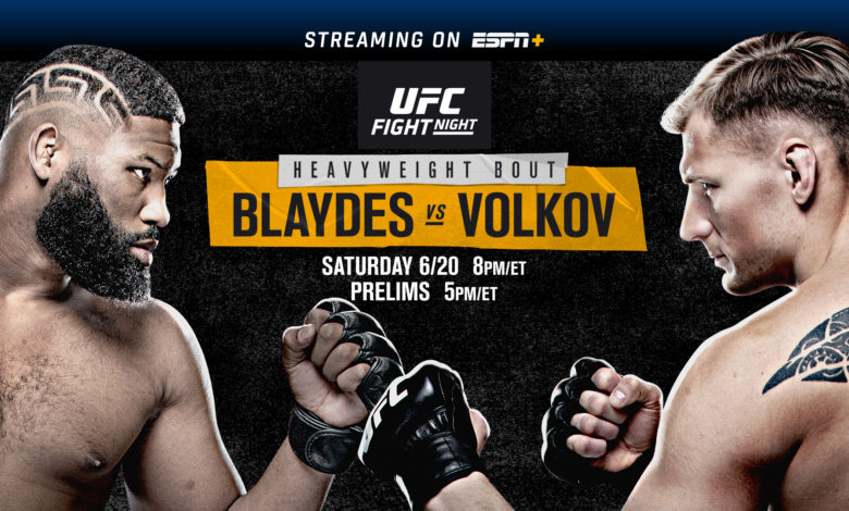 UFC on ESPN 11 live results: Curtis Blaydes vs. Alexander Volkov