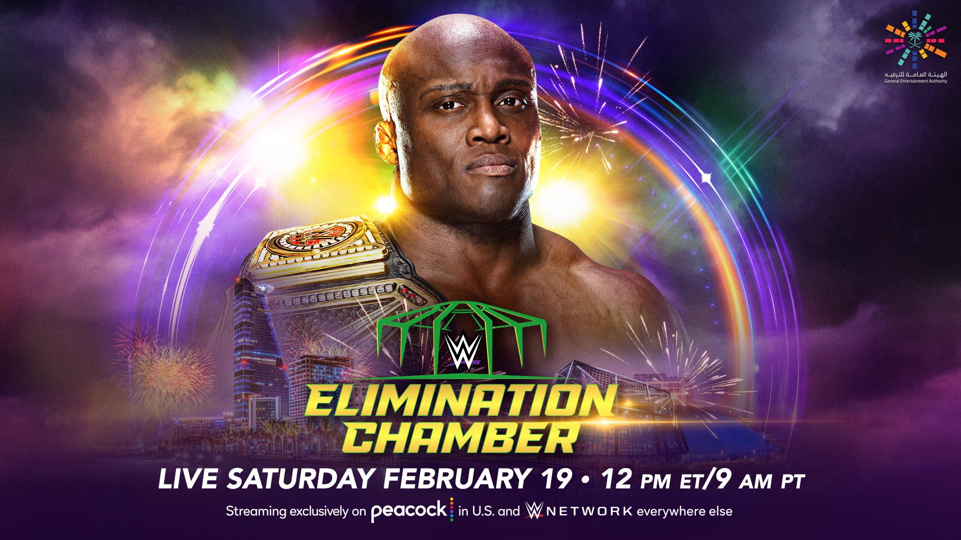 Bobby Lashley title defense set for WWE Elimination Chamber