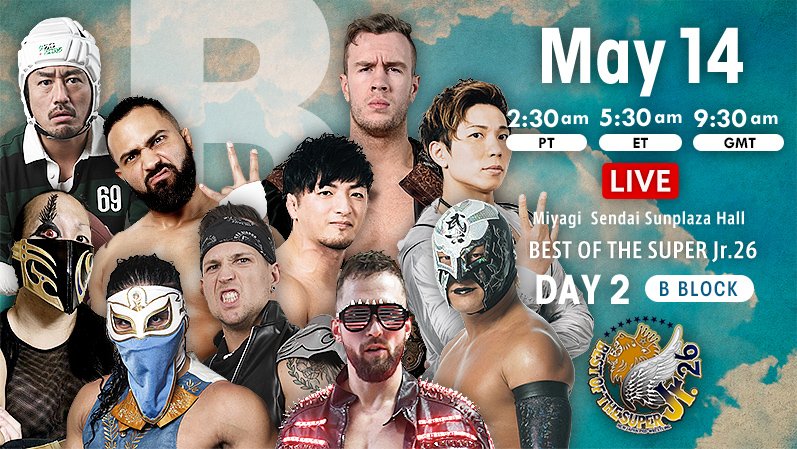 NJPW Best of the Super Juniors night two results: Taguchi vs. YOH