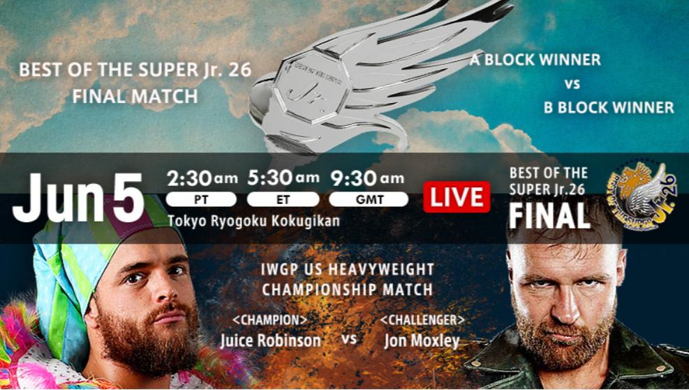 Finals set for NJPW Best of the Super Juniors tournament