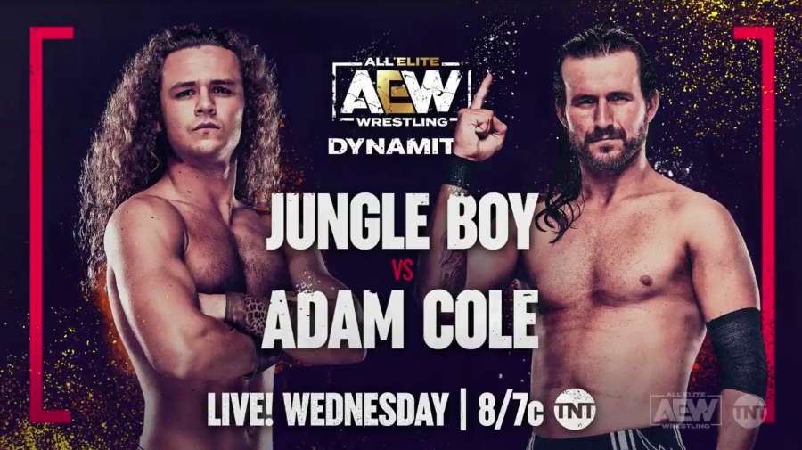 Adam Cole vs. Jungle Boy set for AEW Dynamite
