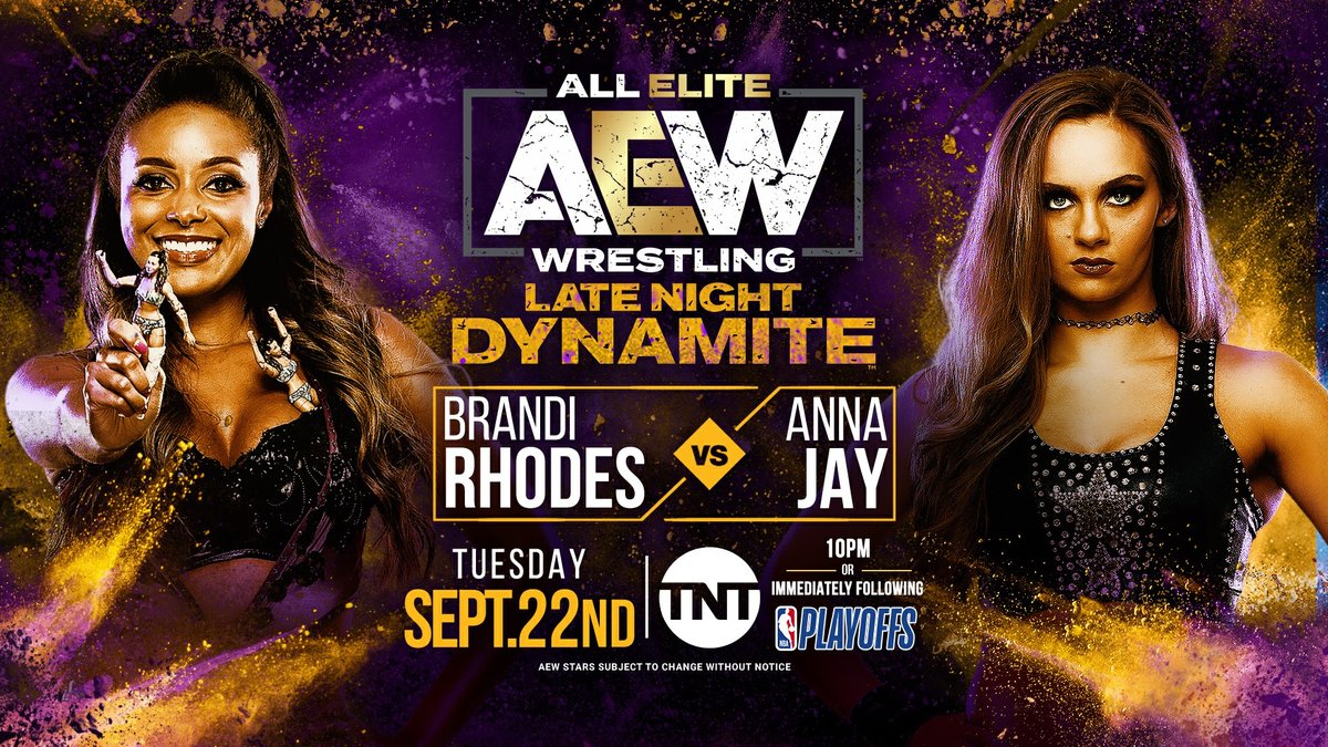 AEW Late Night Dynamite live results: Brandi Rhodes vs. Anna Jay