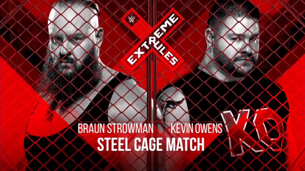 Strowman vs. Owens cage match set for WWE Extreme Rules