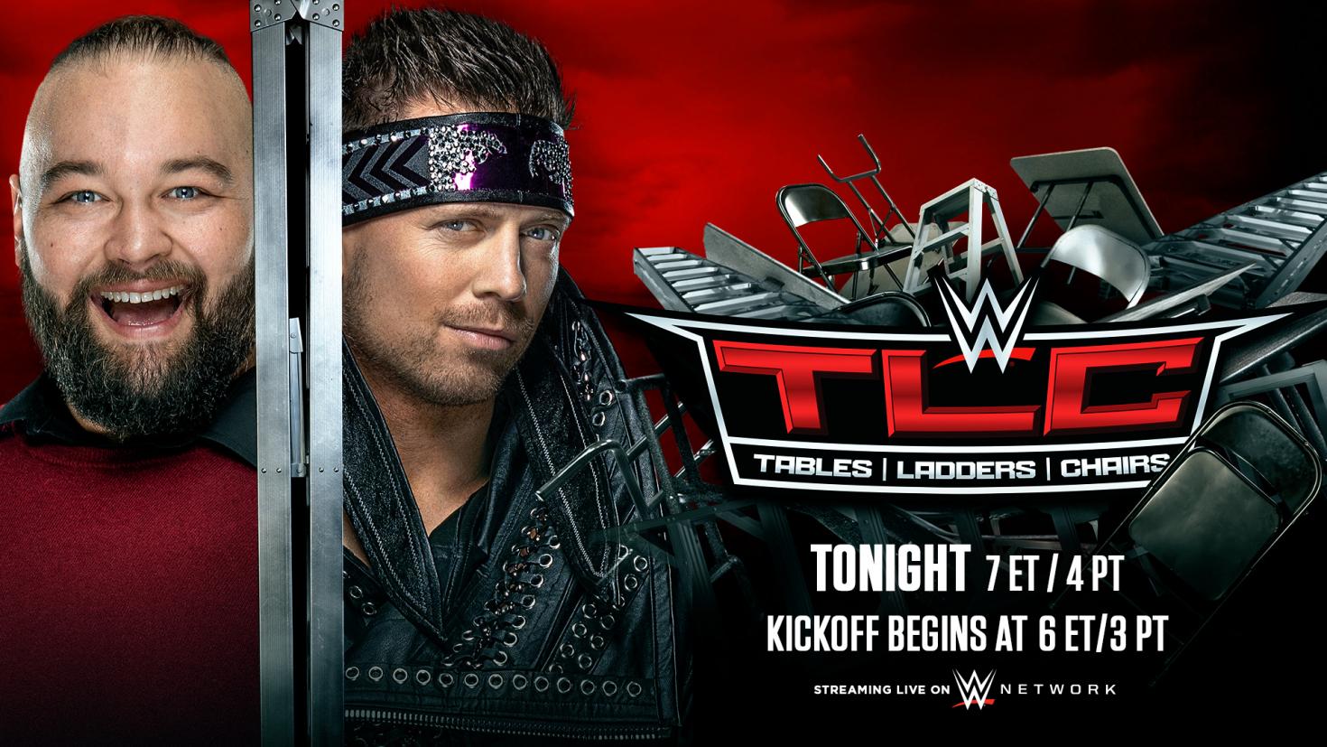 WWE TLC live results: Two TLC matches, Bray Wyatt vs. The Miz