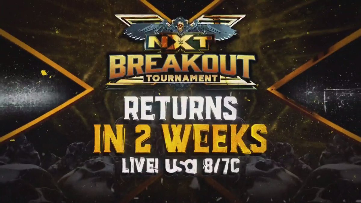 NXT Breakout Tournament returning in two weeks