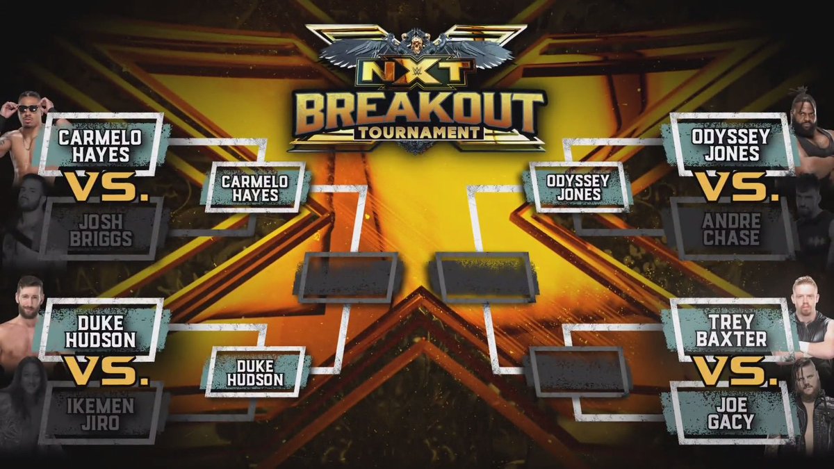 NXT Breakout Tournament semifinals set