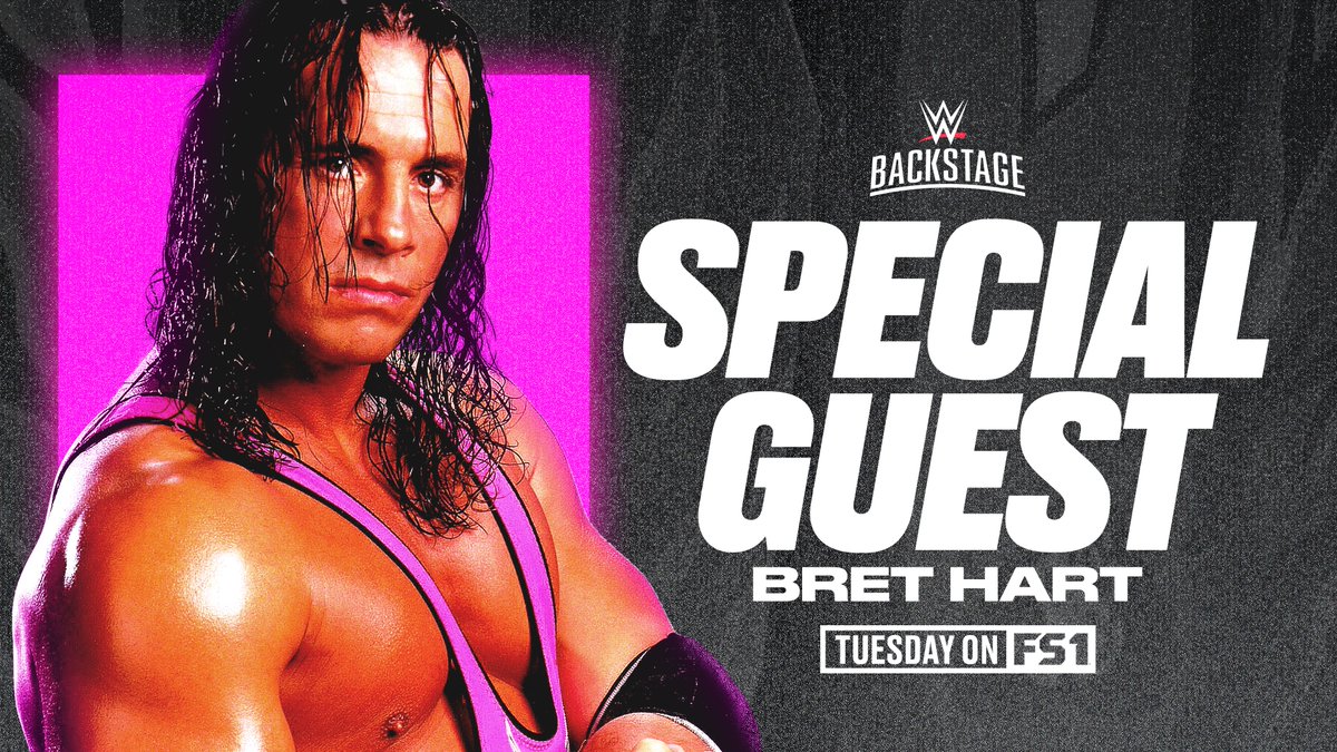 Bret Hart appearing on WWE Backstage next week