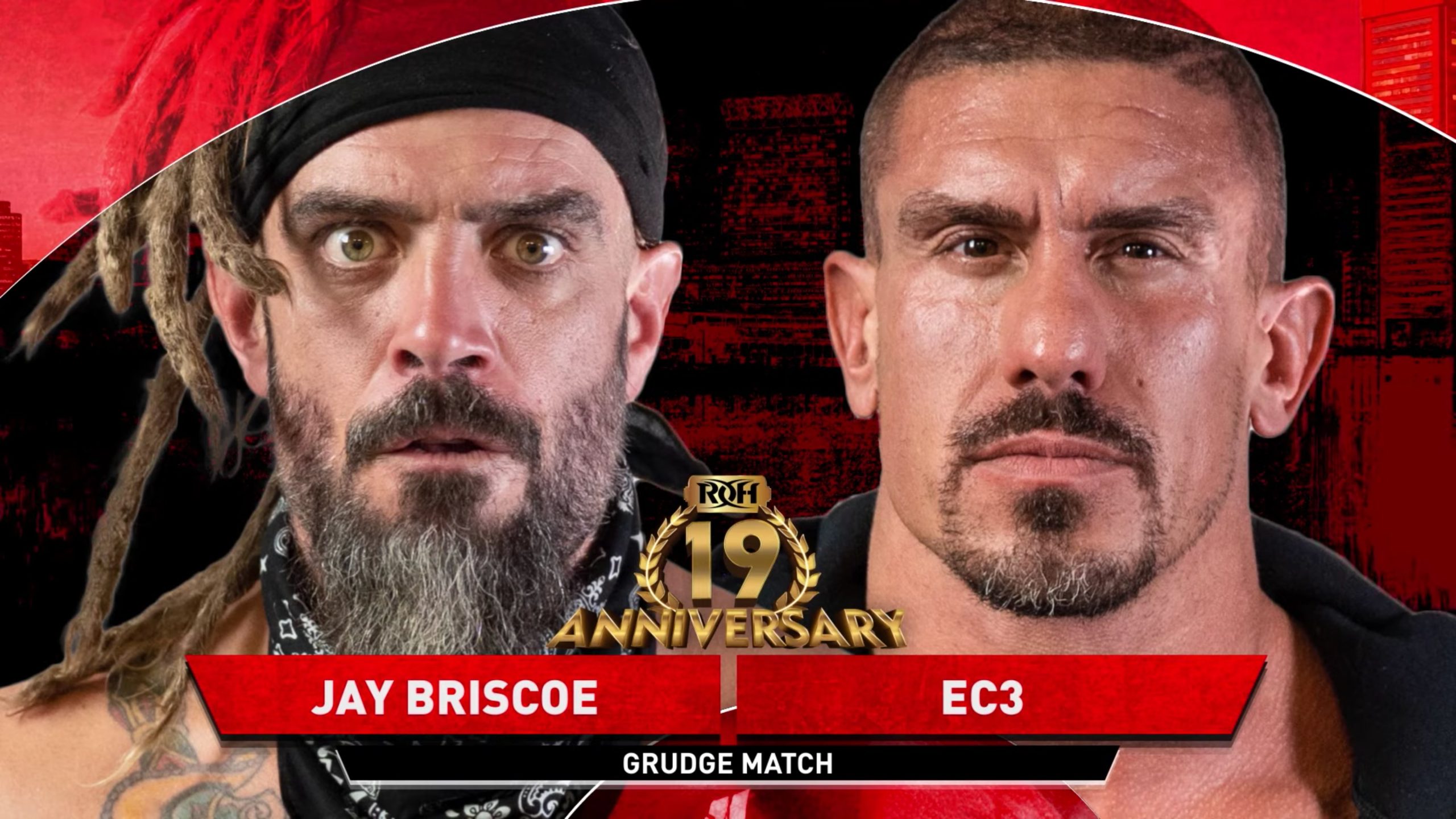 Jay Briscoe vs. EC3 official for ROH 19th Anniversary PPV
