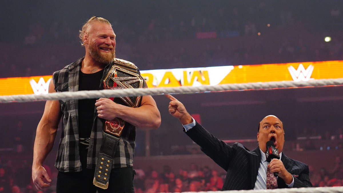 Paul Heyman reunites with Brock Lesnar on WWE Raw