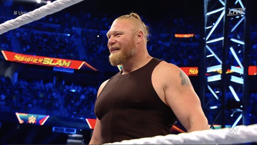 Brock Lesnar retains the Universal title at WWE WrestleMania 34