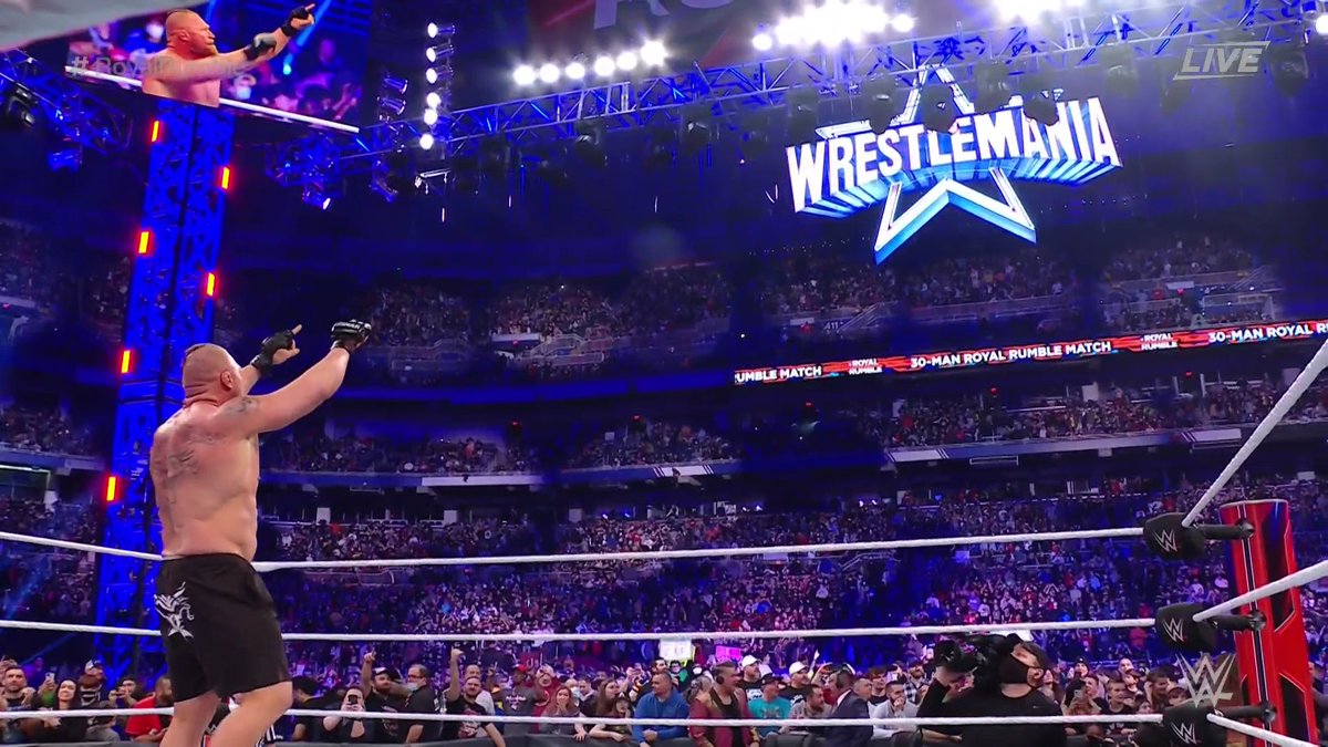 Brock Lesnar wins WWE men’s Royal Rumble match