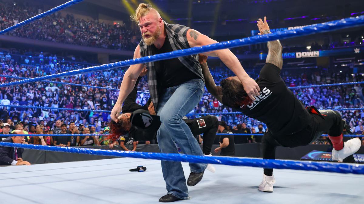 WWE SmackDown video highlights: Brock Lesnar appears at MSG