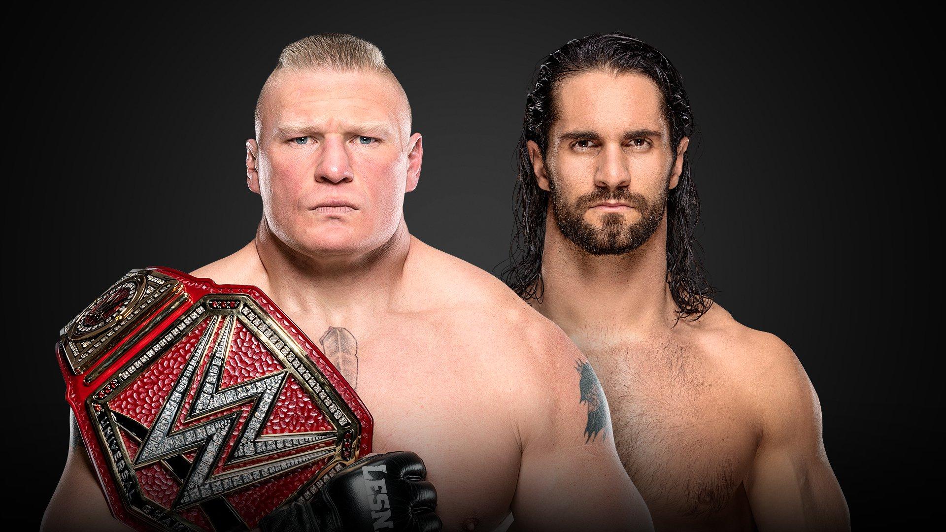 Brock Lesnar vs. Seth Rollins set for WWE WrestleMania 35