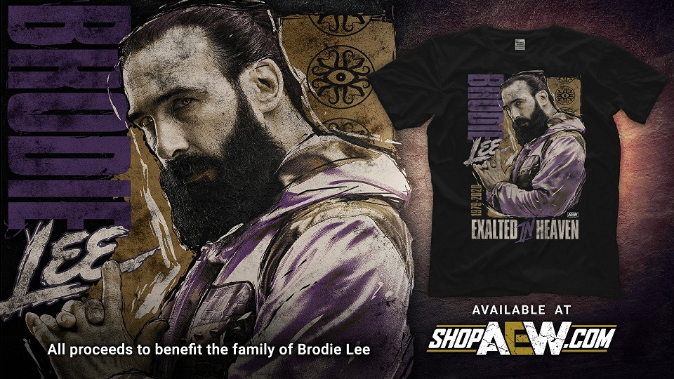 Brodie Lee notes: Record T-shirt sales, AEW TNT title, more