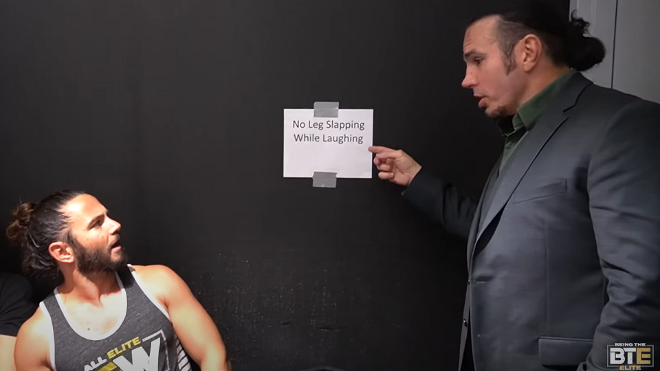 VIDEO: Being The Elite – Leg slapping