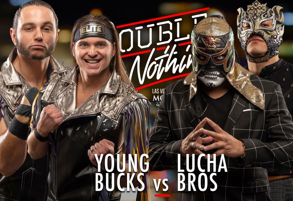 The Young Bucks vs. Lucha Bros official for AEW Double or Nothing