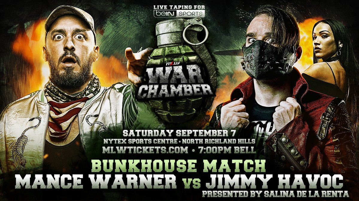 Warner vs. Havoc Bunkhouse match announced for MLW tapings