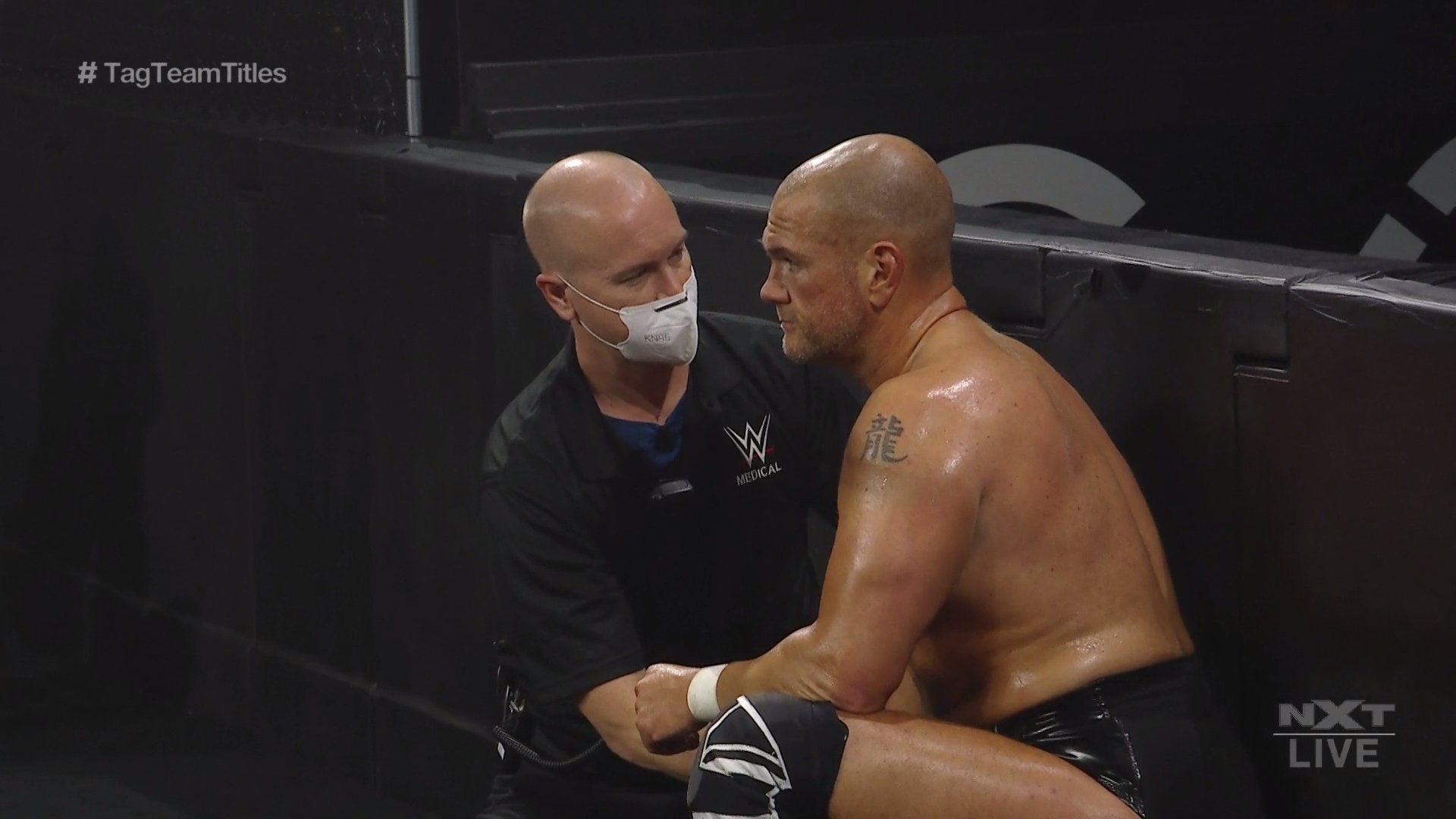 Danny Burch separates right shoulder during WWE NXT main event