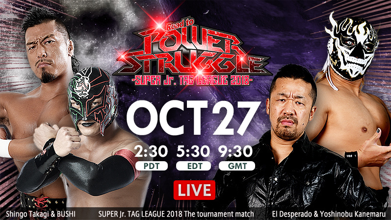 NJPW Road to Power Struggle results: More Super Jr. Tag Leauge action