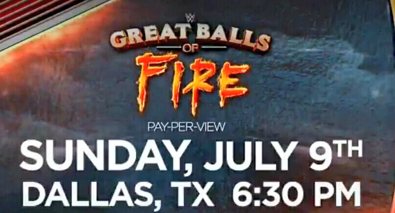Brock Lesnar defending Universal title at WWE Great Balls of Fire