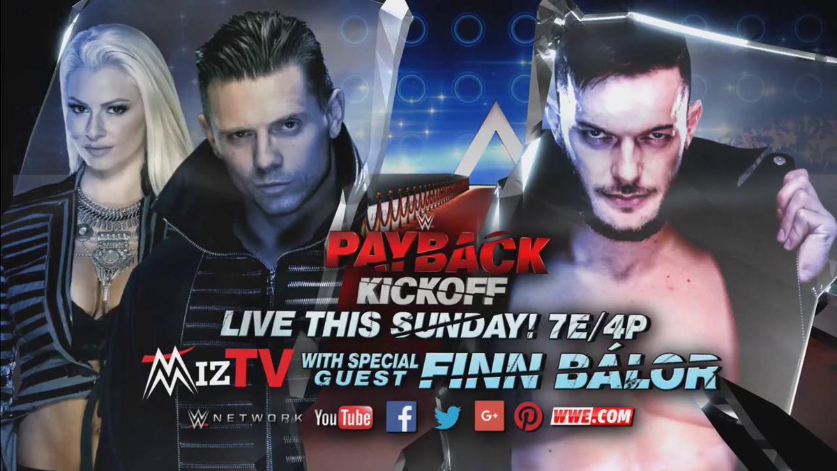 Tag match, Miz TV with Finn Balor set for WWE Payback pre-show