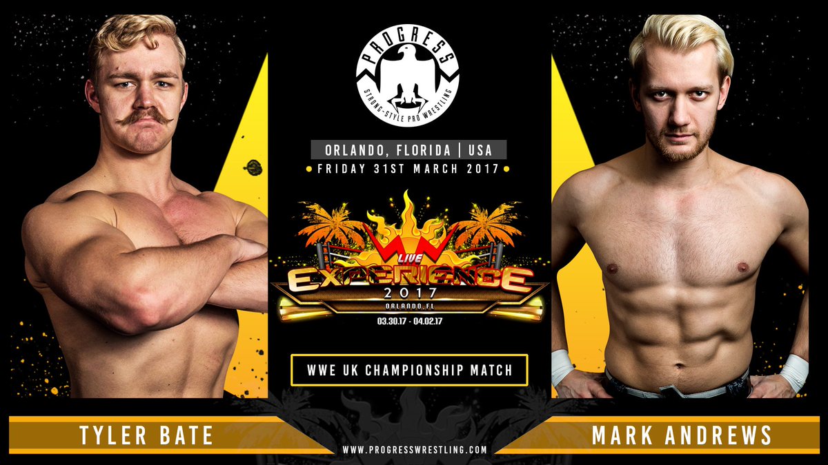 WWE UK title match added to PROGRESS: Orlando card