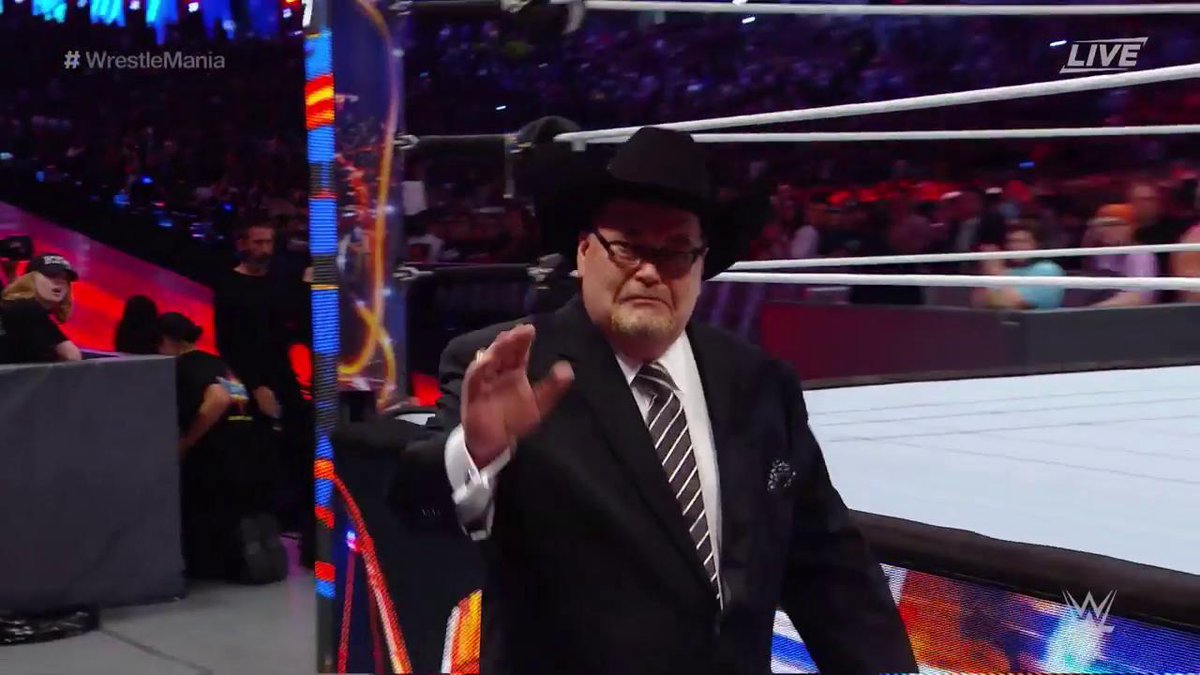 Jim Ross appears at WrestleMania, calls Roman Reigns vs. Undertaker