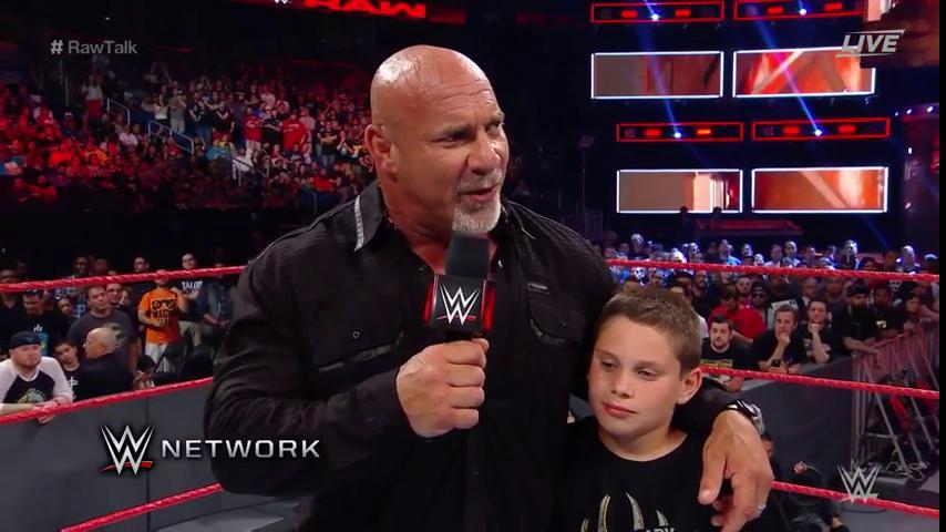 Goldberg discusses his WWE future after Raw