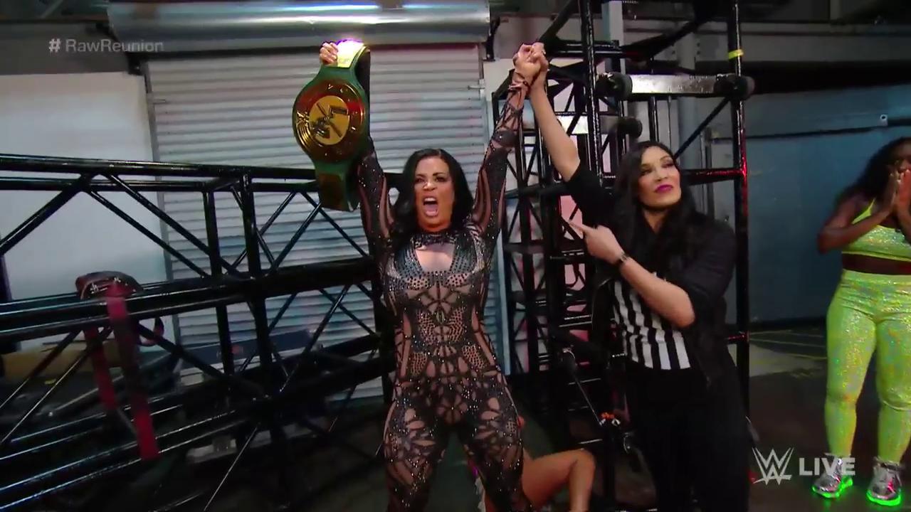 Nine 24/7 title changes at WWE Raw Reunion