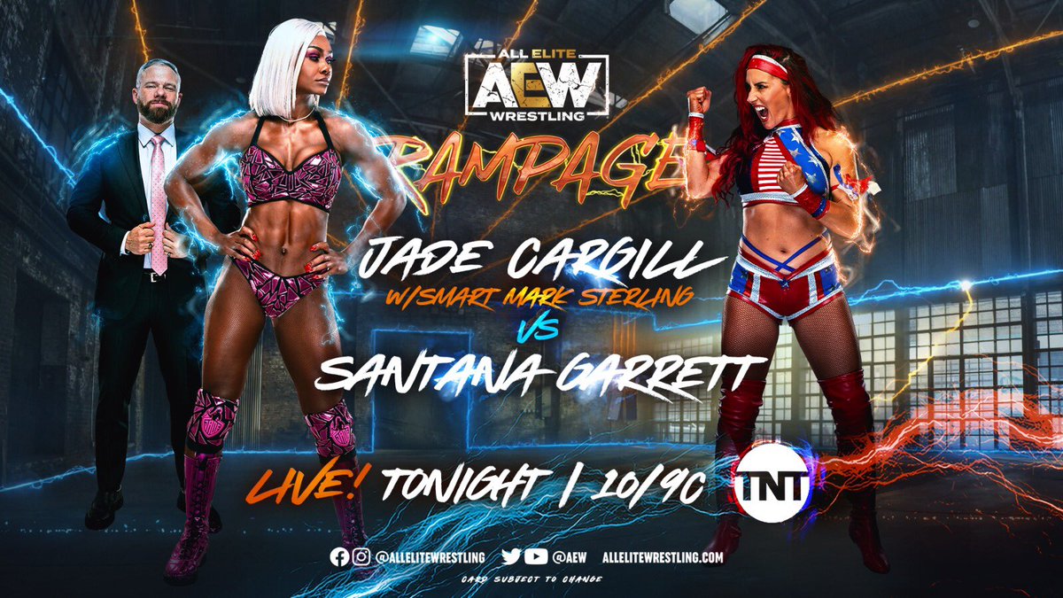 Jade Cargill vs. Santana Garrett set for AEW Rampage