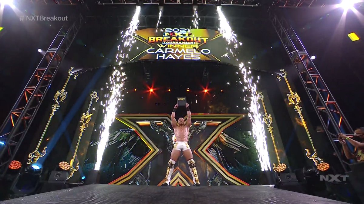 Carmelo Hayes wins 2021 NXT Breakout Tournament