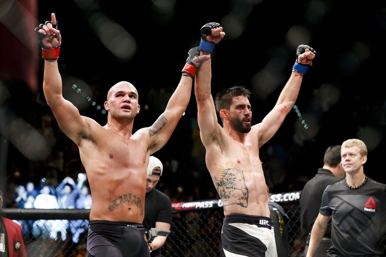 The Top Five UFC Fights of 2016