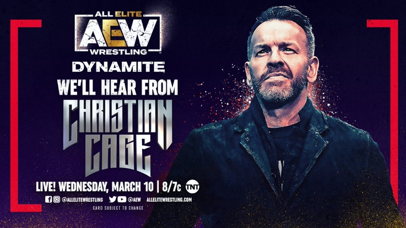 Christian Cage appearance announced for AEW Dynamite