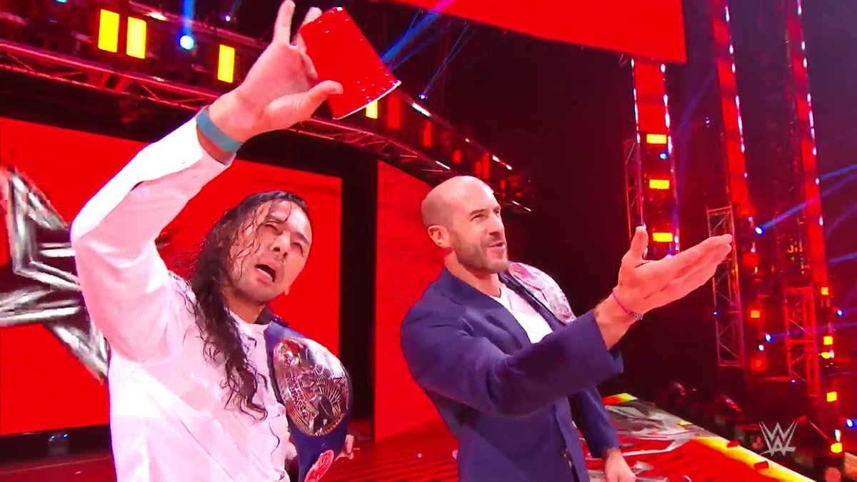 Champions vs. champions tag match set for next week’s WWE Raw
