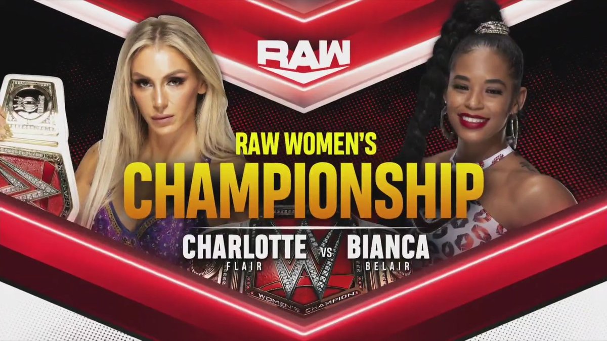 Charlotte vs. Belair Women’s title match set for WWE Raw