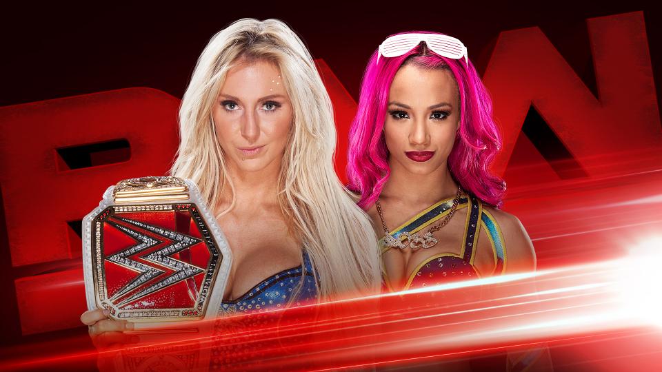WWE Raw live results: Charlotte Flair vs. Sasha Banks
