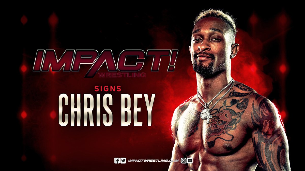 Chris Bey signs with Impact Wrestling