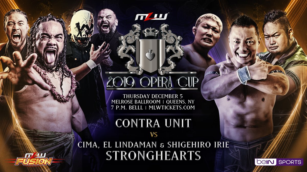 CIMA to make MLW debut at Opera Cup, six-man tag match set