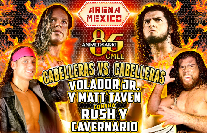 CMLL 85th Aniversario live results: Hair vs. hair tag team main event