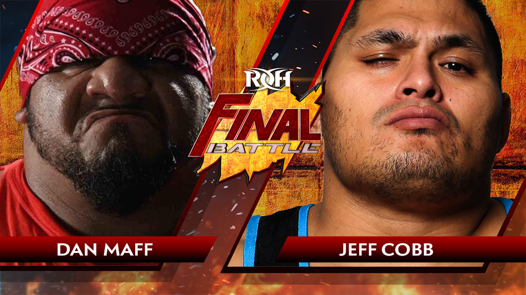 Jeff Cobb vs. Dan Maff announced for ROH Final Battle