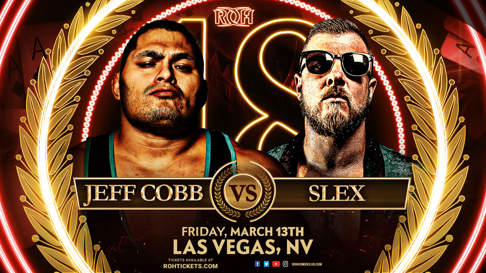 Jeff Cobb replacing Adam Brooks at ROH 18th Anniversary PPV