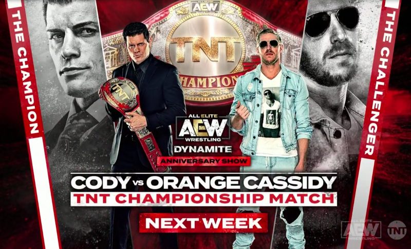 AEW Dynamite anniversary show to feature three title matches