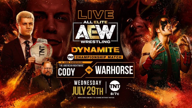 Cody vs. Warhorse TNT title match announced for AEW Dynamite