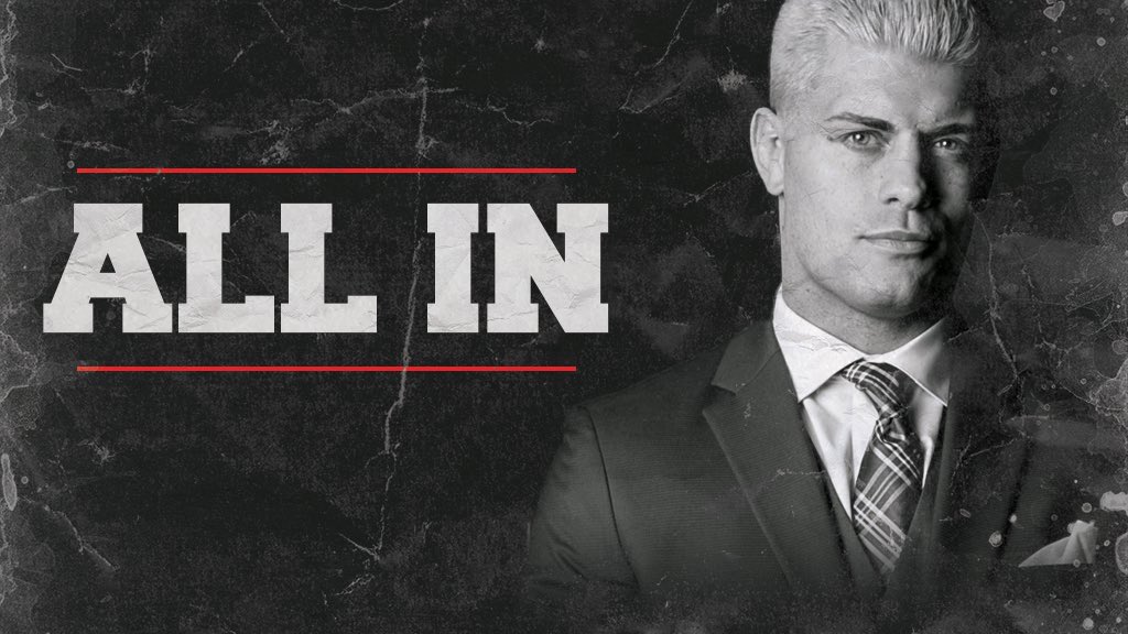 Cody Rhodes & The Young Bucks’ ‘All In’ show teased for September