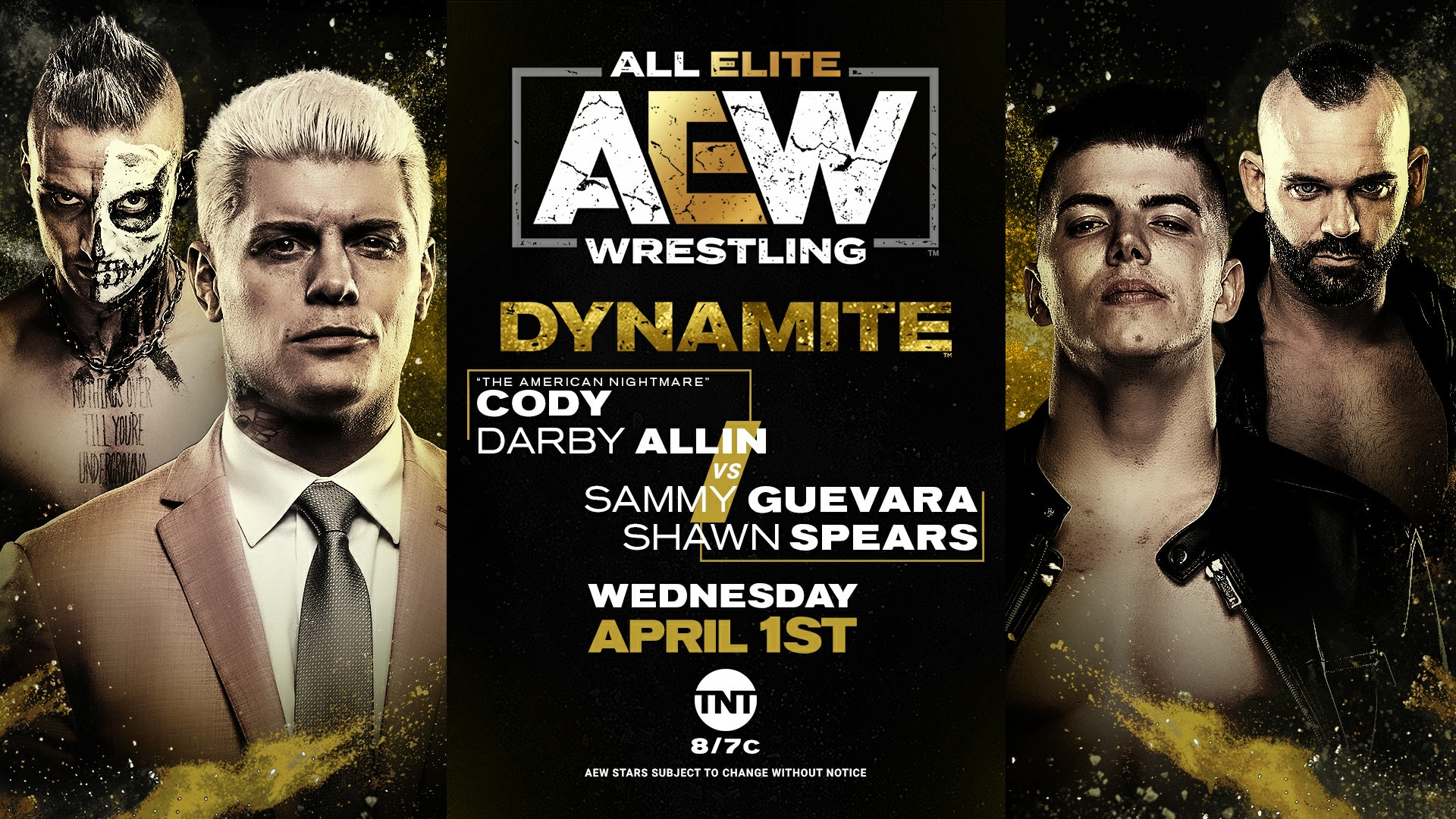 AEW Dynamite live results: Cody & Allin vs. Spears & Guevara