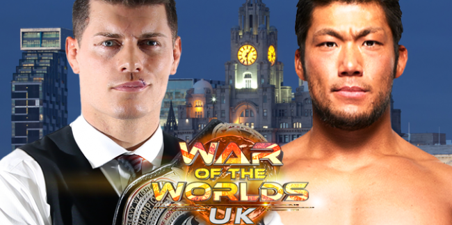 Cody vs. SANADA to main event ROH War of the Worlds UK iPPV