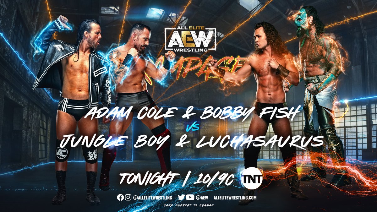 AEW Rampage live results: Cole & Fish vs. Jurassic Express